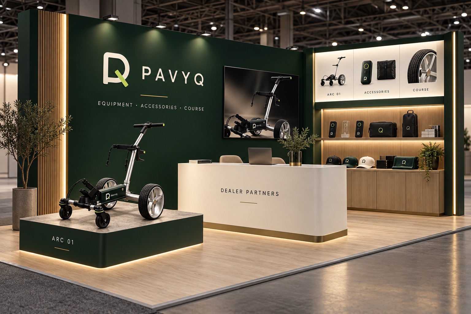 PAVYQ dealer showroom concept
